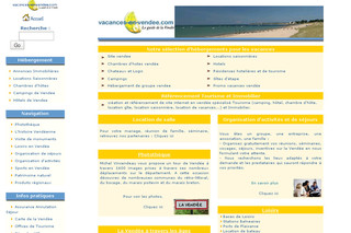 Aperçu visuel du site http://www.vacances-en-vendee.com