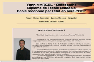 Aperçu visuel du site http://www.osteopathe-avignon.fr