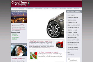 Aperçu visuel du site http://www.xs-limousine.com/