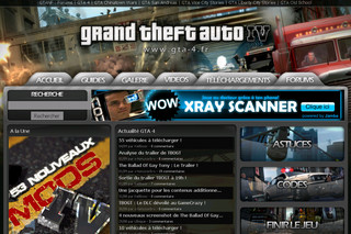 Aperçu visuel du site http://www.gta-4.fr