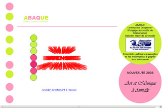 Aperçu visuel du site http://www.abaque-isere.com