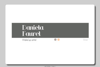 Aperçu visuel du site http://www.daniela-faurel.com