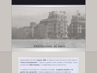 Aperçu visuel du site http://www.cabinet-journe.fr/