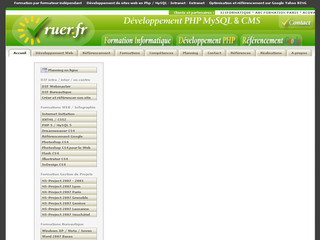 Ruer.fr - Formation - Développement - Référencement et optimisation de sites web