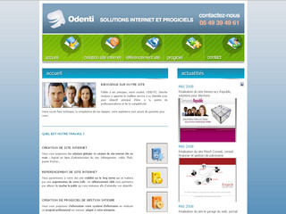 Aperçu visuel du site http://www.odenti.com