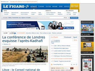 Aperçu visuel du site http://www.lefigaro.fr/