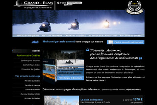 Aperçu visuel du site http://www.motoneige-autrement.com