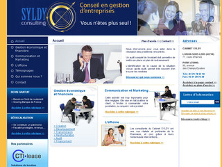 Aperçu visuel du site http://www.cabinet-syldy.com