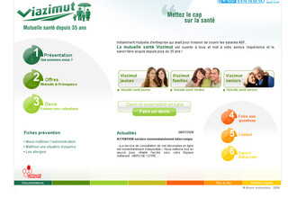 Aperçu visuel du site http://www.viazimut.fr