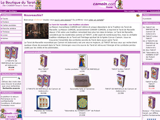 Aperçu visuel du site http://www.camoin-cie.com