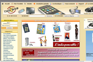 Aperçu visuel du site http://www.trocweb.fr