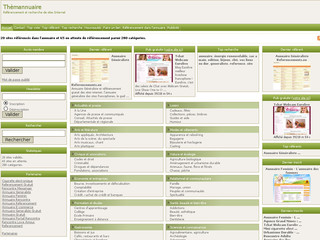 Aperçu visuel du site http://www.themannuaire.com