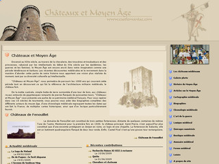 Aperçu visuel du site http://www.castlemaniac.com/