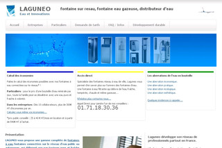 Aperçu visuel du site http://www.laguneo.com