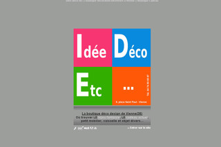 Ideedecoetc.com - Magasin de décoration d'intérieur à Vienne - Idée de décoration, Lyon