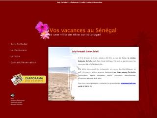 Aperçu visuel du site http://www.location-villa-senegal.com