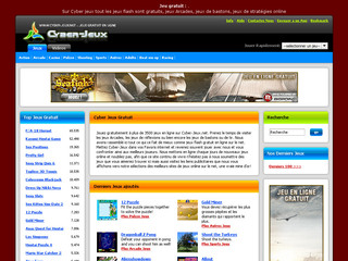 Aperçu visuel du site http://www.cyber-jeux.net