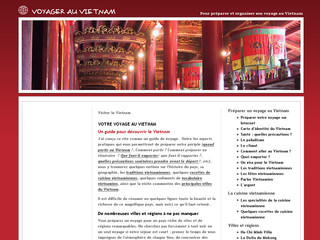 Aperçu visuel du site http://www.voyage-au-vietnam.fr