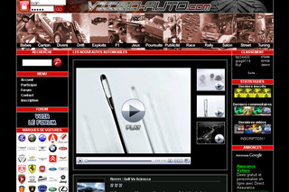 Aperçu visuel du site http://www.video-auto.com