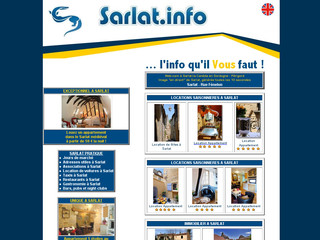 Aperçu visuel du site http://www.sarlat.info