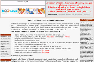 Artisanat-cadeau.com : Bijoux touaregs