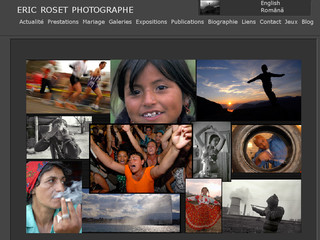 Aperçu visuel du site http://www.eric-roset.ch