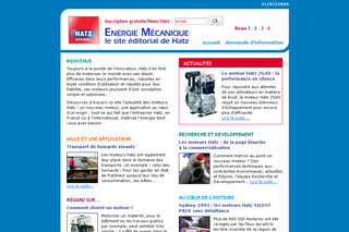 Aperçu visuel du site http://www.hatz-diesel.info
