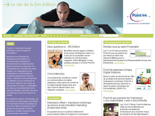 Aperçu visuel du site http://www.point44.fr