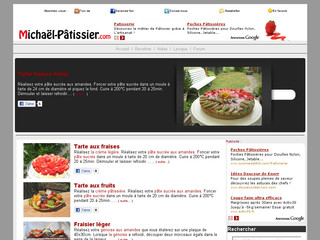 Aperçu visuel du site http://www.michael-patissier.com/