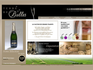 Terre-de-bulles.com - Champagne Terre de bulles, le spécialiste des champagnes