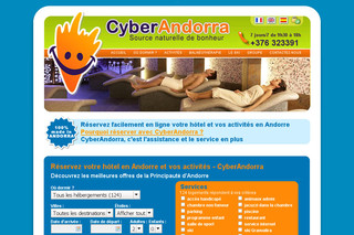 Aperçu visuel du site http://www.cyberandorra.com/fr