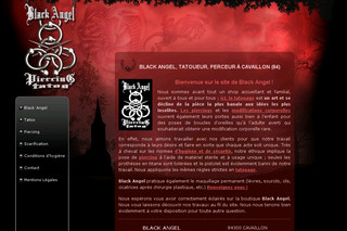 Aperçu visuel du site http://www.black-angel84.com