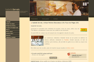 Aperçu visuel du site http://www.deco-servais.com
