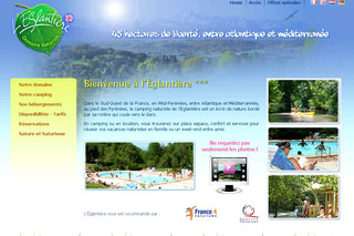Aperçu visuel du site http://www.leglantiere.com
