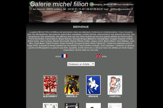 Aperçu visuel du site http://www.michelfillion.com