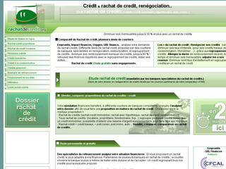 Aperçu visuel du site http://www.rachatdecredit.org/