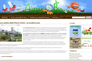 Aperçu visuel du site http://www.autourdubio.fr