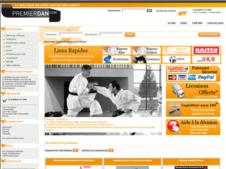 Aperçu visuel du site http://www.premierdan.com