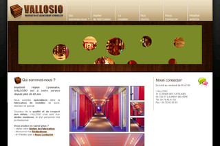 Aperçu visuel du site http://www.vallosio-agencement.com