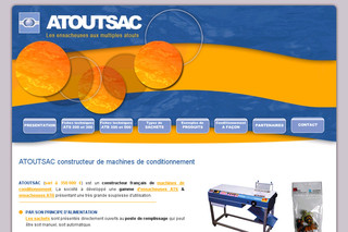Aperçu visuel du site http://www.atoutsac.fr