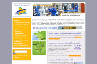 Aperçu visuel du site http://www.deltacc.com
