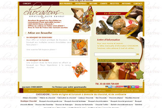 Chocadom.com - Vente en ligne de chocolat, confiserie et spécialités régionales