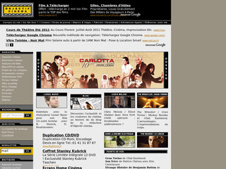 Aperçu visuel du site http://www.objectif-cinema.com