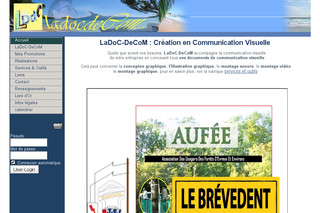 Aperçu visuel du site http://www.ladoc-decom.fr