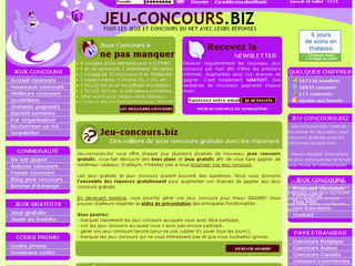 Aperçu visuel du site http://www.jeu-concours.biz