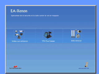 Aperçu visuel du site http://www.ea-xenon.com