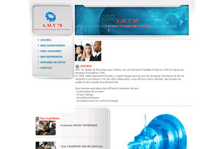 Aperçu visuel du site http://www.amy78.com