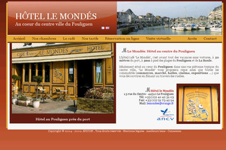 Aperçu visuel du site http://www.hotel-pouliguen.com