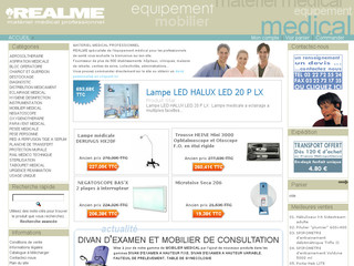 Realme.fr - Matériel et mobilier Médical - Equipement Médical