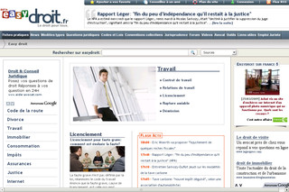 Aperçu visuel du site http://www.easydroit.fr